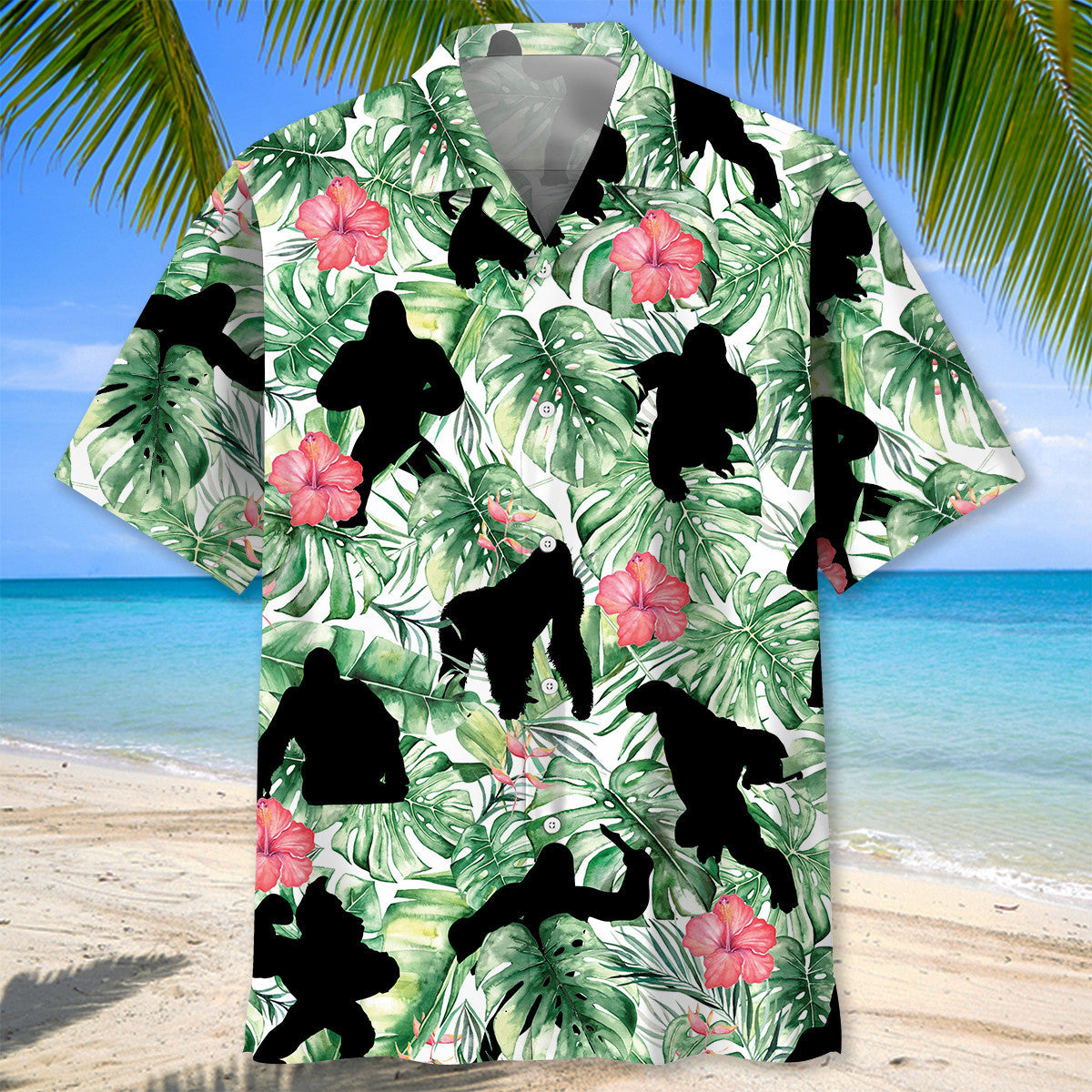 Gorillas Jungle Tropical Style – Hawaiian Shirt