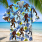Bigfoot Crossing Road Forest Style – Hawaiian Shirt