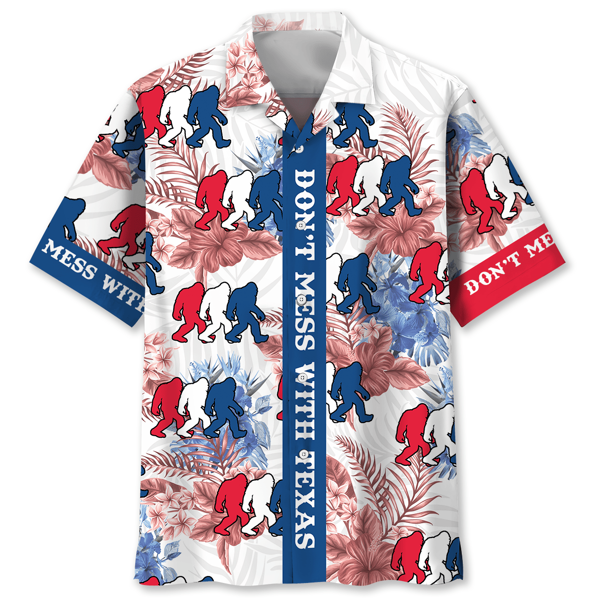 Texas Bigfoot Wilderness Bold Style – Hawaiian Shirt