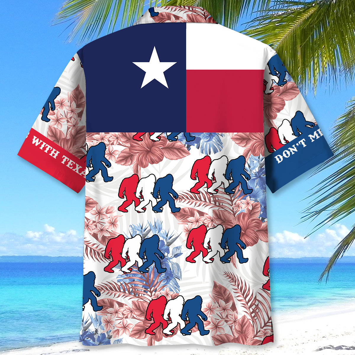 Texas Bigfoot Wilderness Bold Style – Hawaiian Shirt