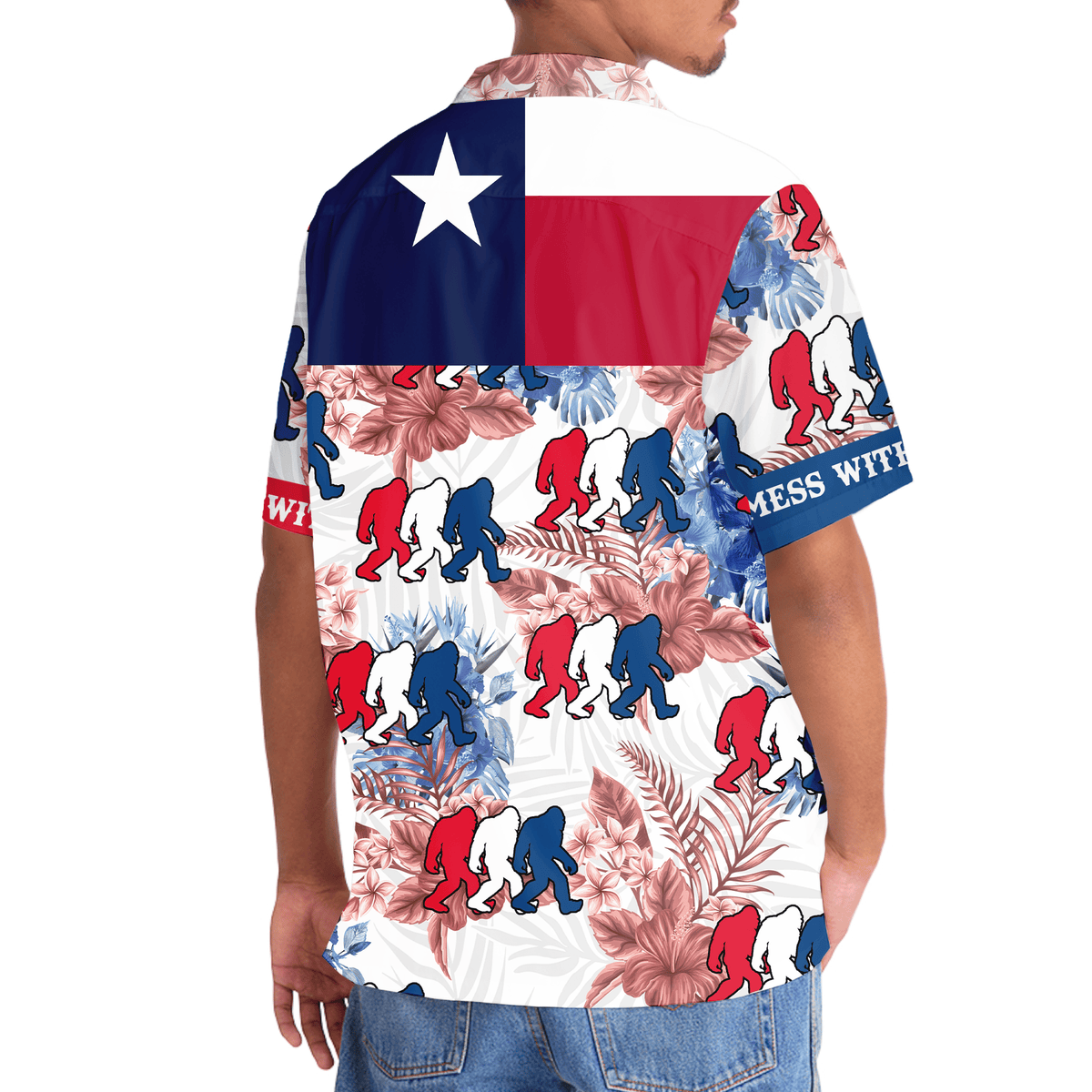 Texas Bigfoot Wilderness Bold Style – Hawaiian Shirt