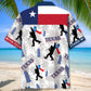 Bigfoot Stand With Texas Wilderness Style – Hawaiian Shirt