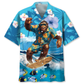 Bigfoot Surfing Tropical Style – Hawaiian Shirt