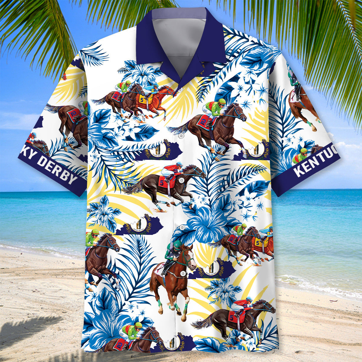 Kentucky Racing Proud Retro Style – Hawaiian Shirt