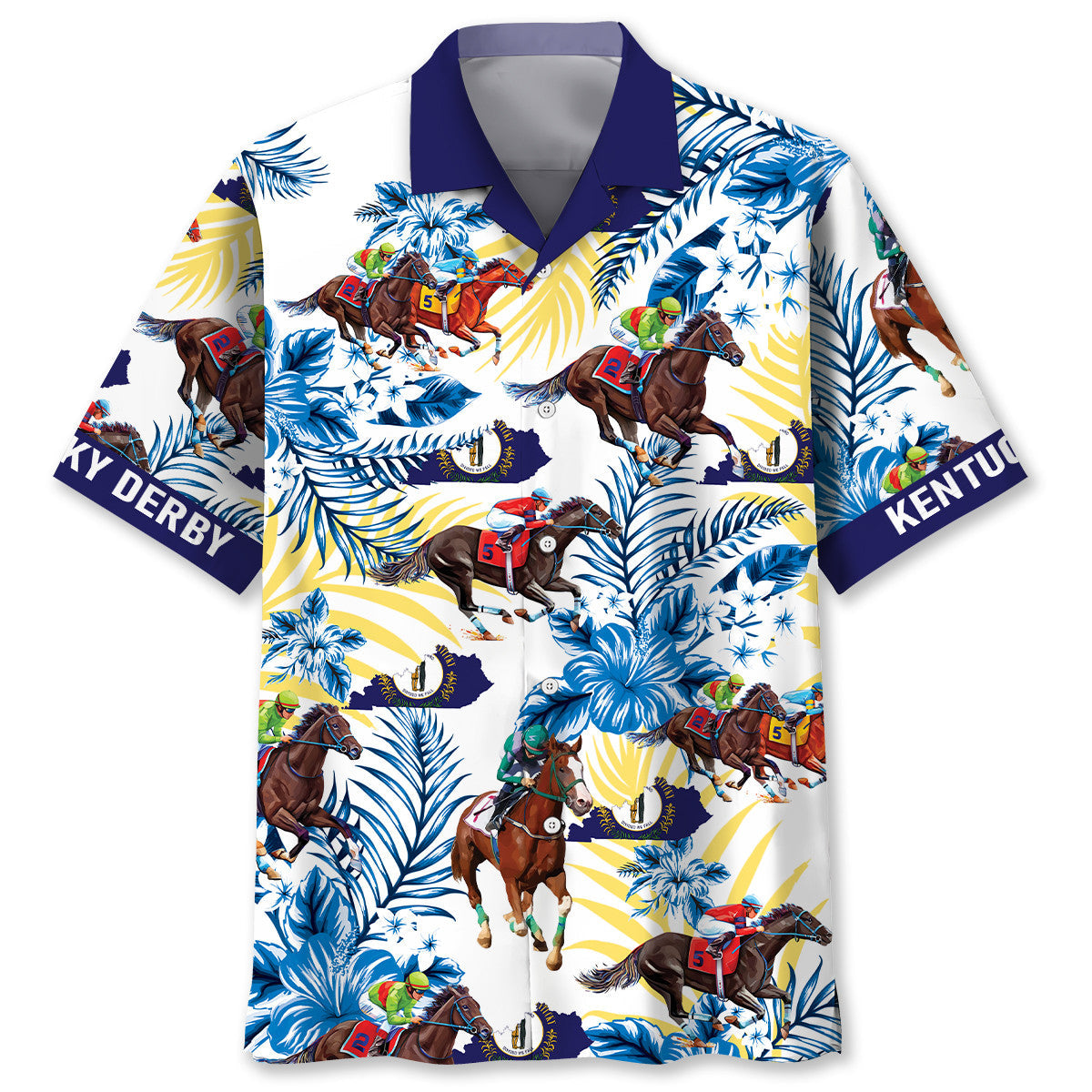 Kentucky Racing Proud Retro Style – Hawaiian Shirt