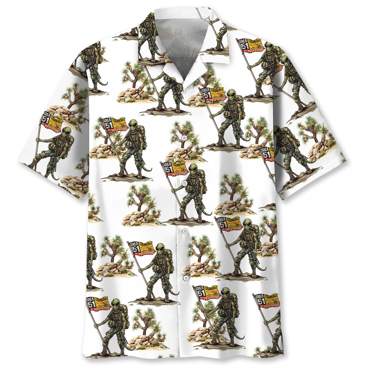 Area 51 Alien Desert Style – Hawaiian Shirt