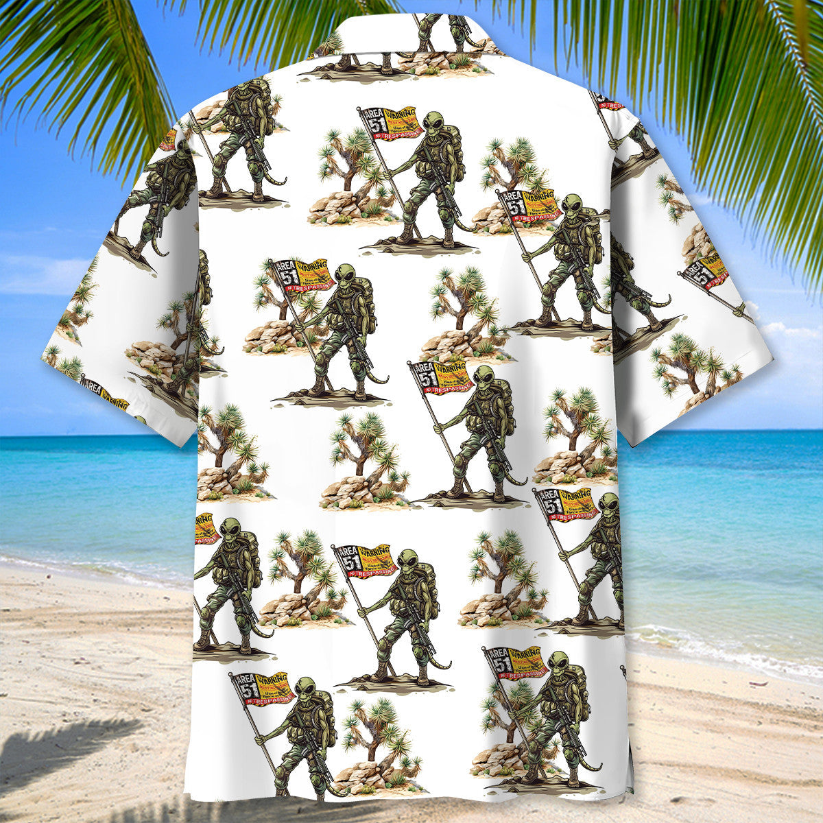 Area 51 Alien Desert Style – Hawaiian Shirt