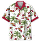 Florida Tropical Palm Map Style – Hawaiian Shirt