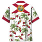 Florida Tropical Palm Map Style – Hawaiian Shirt