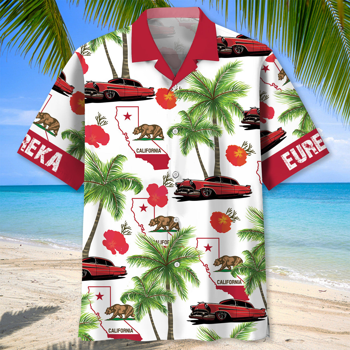 Euroka California Scenic Coastal Style – Hawaiian Shirt