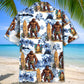Surfing Bigfoot Surfboard Tropical Style – Hawaiian Shirt