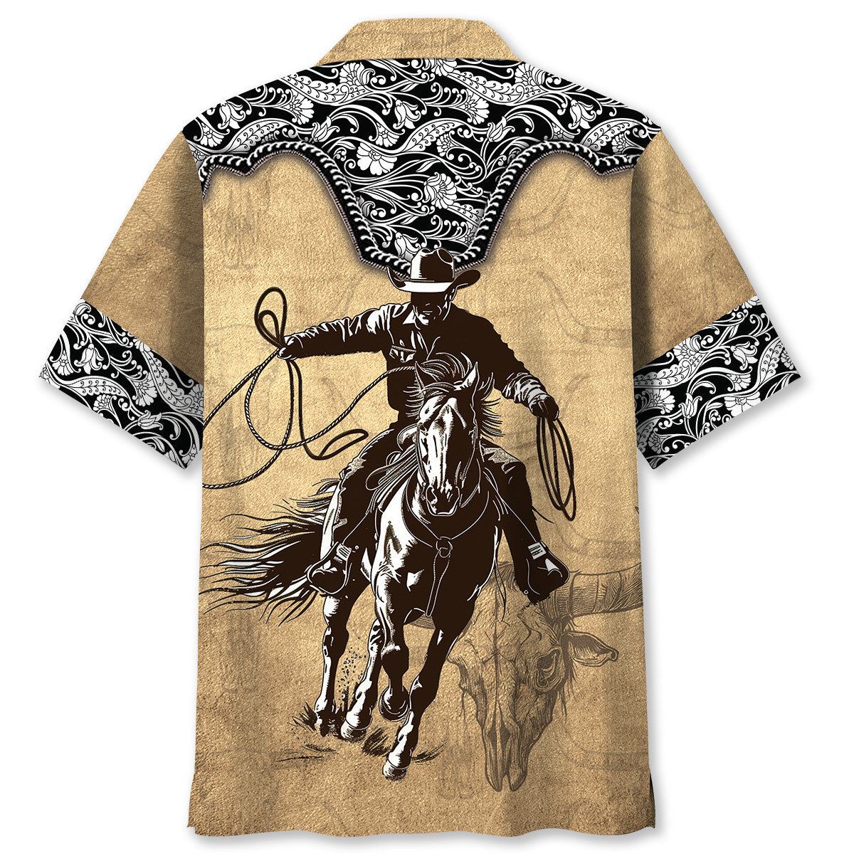 Vintage Cowboy Western Retro Style – Hawaiian Shirt