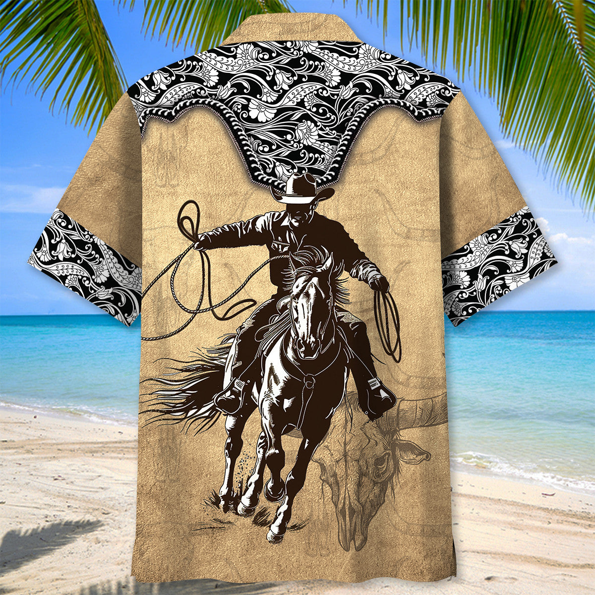 Vintage Cowboy Western Retro Style – Hawaiian Shirt