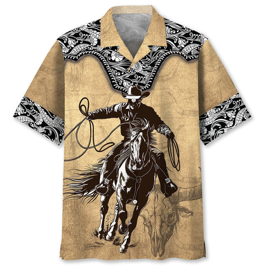 Vintage Cowboy Western Retro Style – Hawaiian Shirt