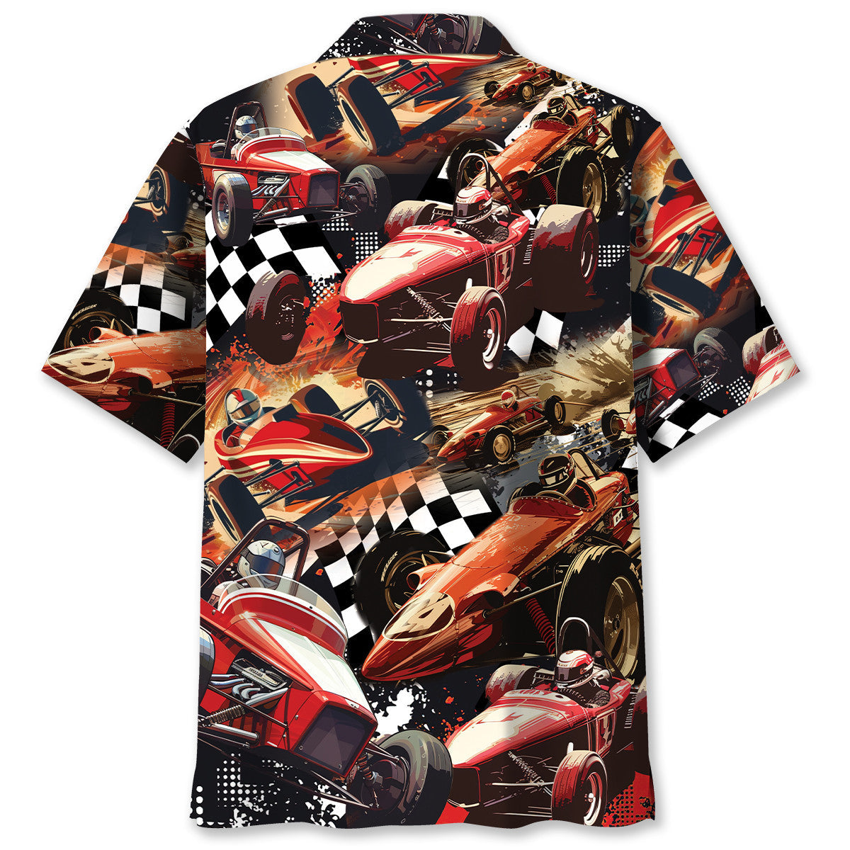 Dirt Track Racing Sprint Car Style – Hawaiian Shirt