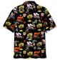 Black Dirt Track Racing Sprint Car Hawaiian Shirt
