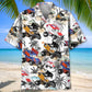 Tropical Sprint Car Racing Retro Style – Hawaiian Shirt