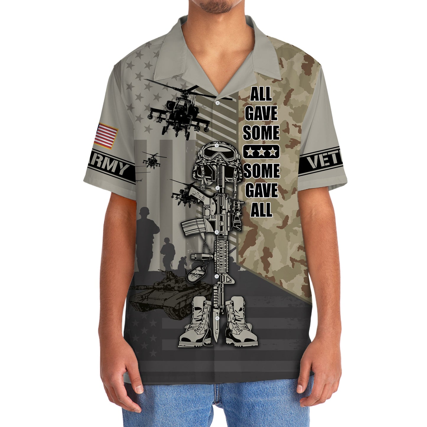 Veteran All Gave Some Some Gave All Hawaiian Shirt