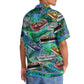 Vintage Pontoon Boat Hawaiian Shirt