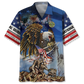 American Pride US Veterans Tribute Style – Hawaiian Shirt