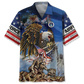 American Pride US Veterans Tribute Style – Hawaiian Shirt