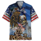 American Pride US Veterans Tribute Style – Hawaiian Shirt