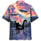 Bigfoot Riding Nessie Loch Ness Adventure Style – Hawaiian Shirt