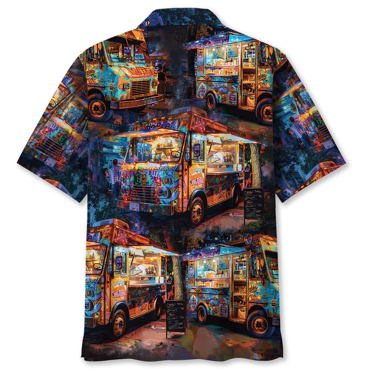 Vintage Street Food Truck Hawaiian Shirt