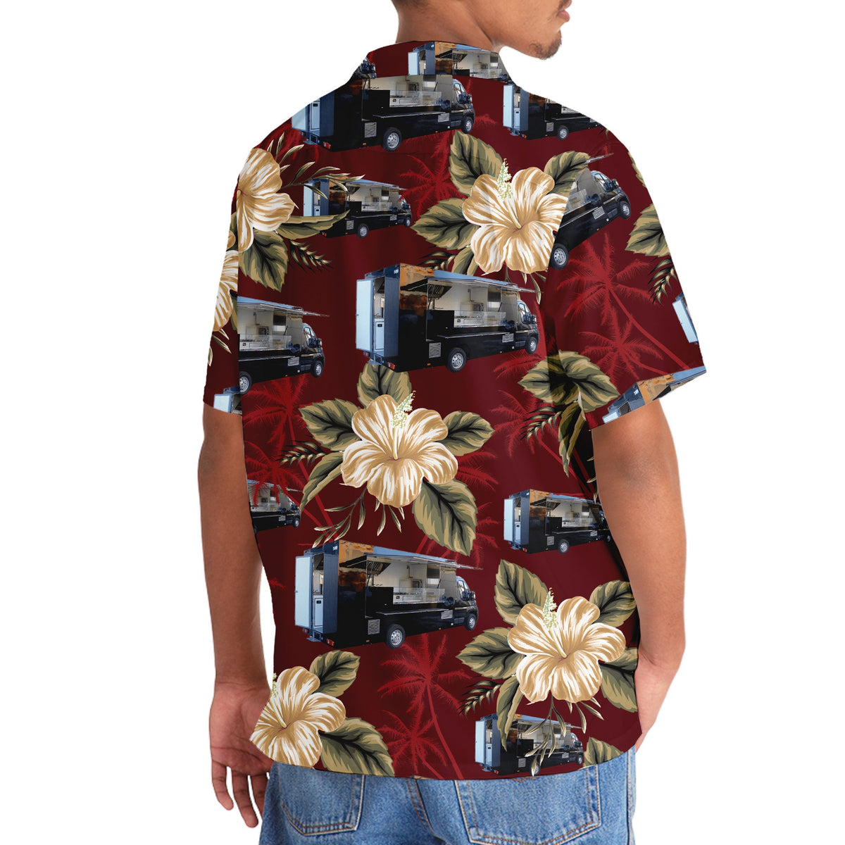 Floral Street Food Truck Hawaiian Shirt
