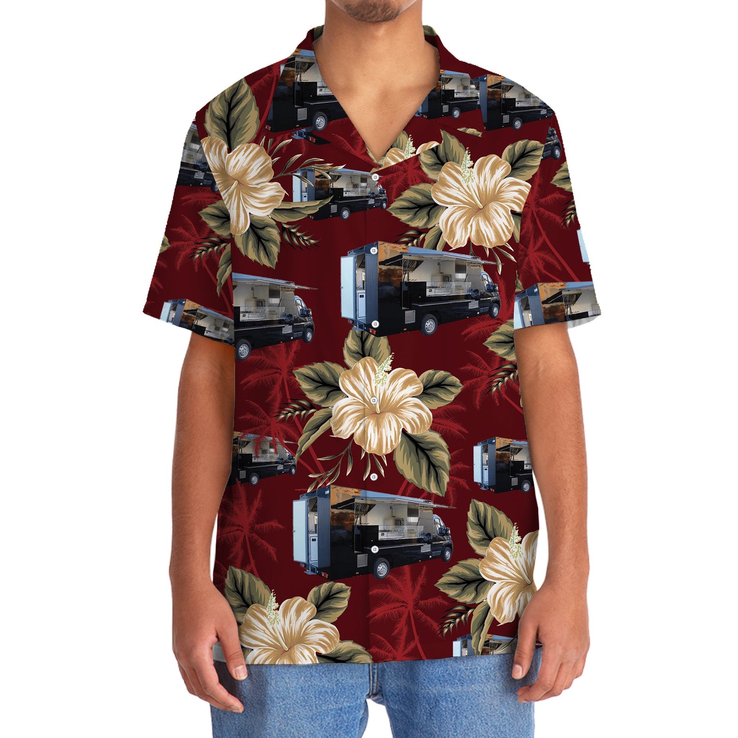 Floral Street Food Truck Hawaiian Shirt