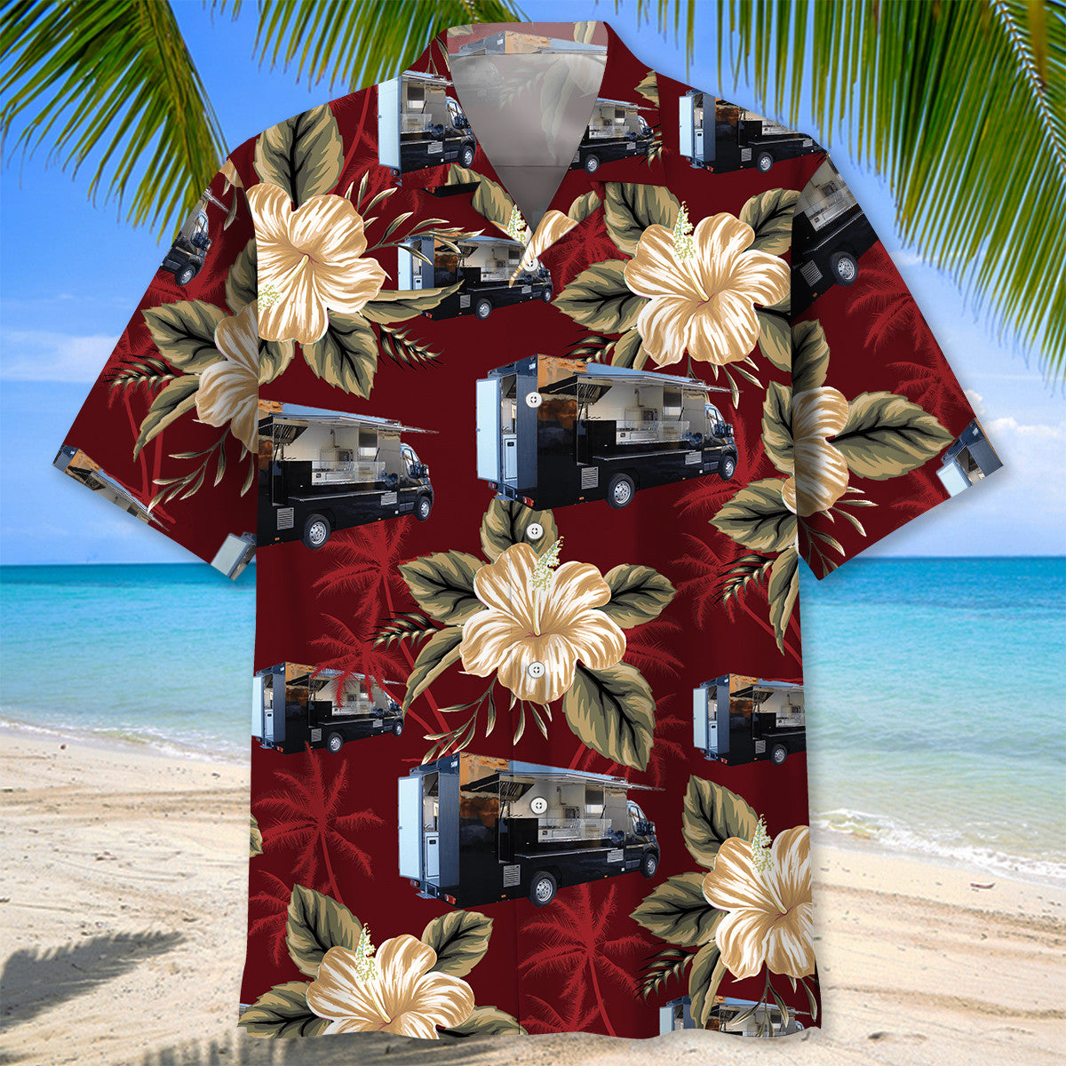 Floral Street Food Truck Hawaiian Shirt