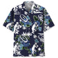 Rugby Blue Nature Hawaiian Shirt