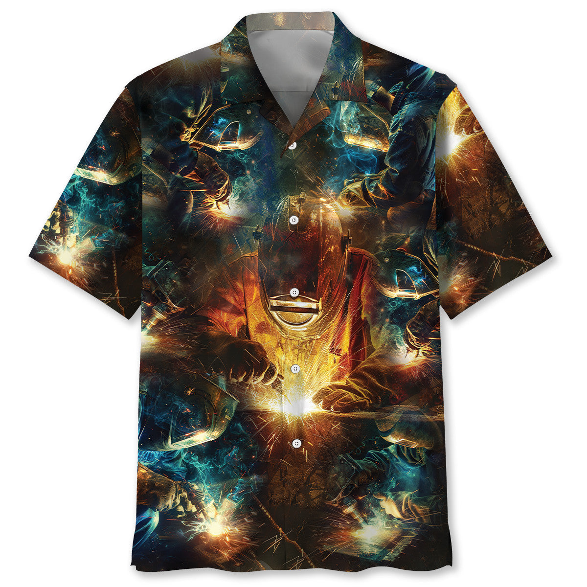 Funny Welder Nutrition Hawaiian Shirt