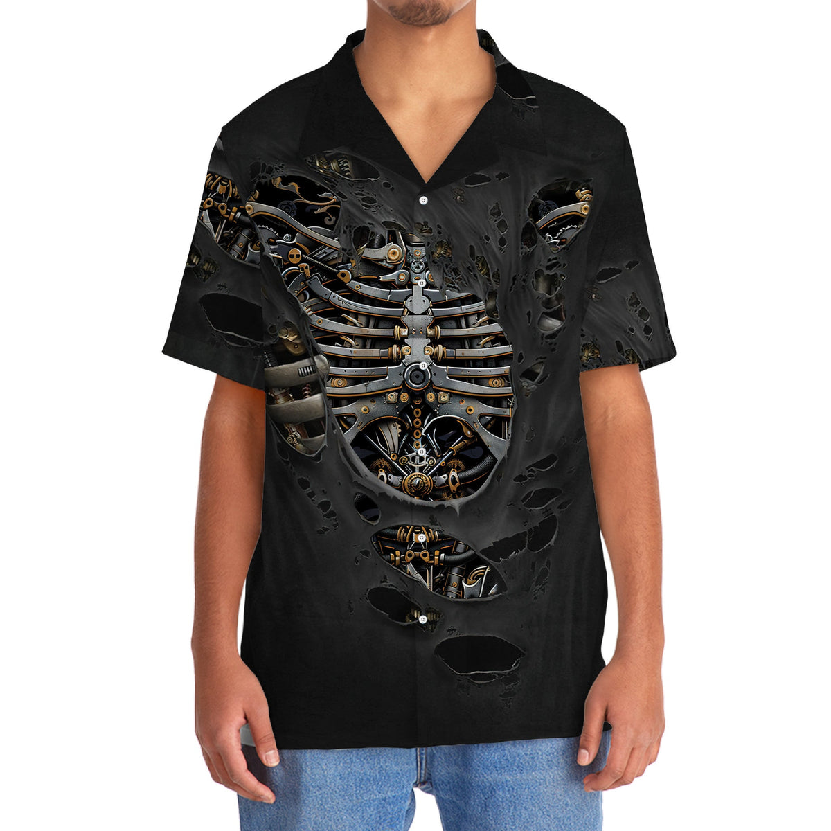 Mechanic From Bones Hawaiian Shirt