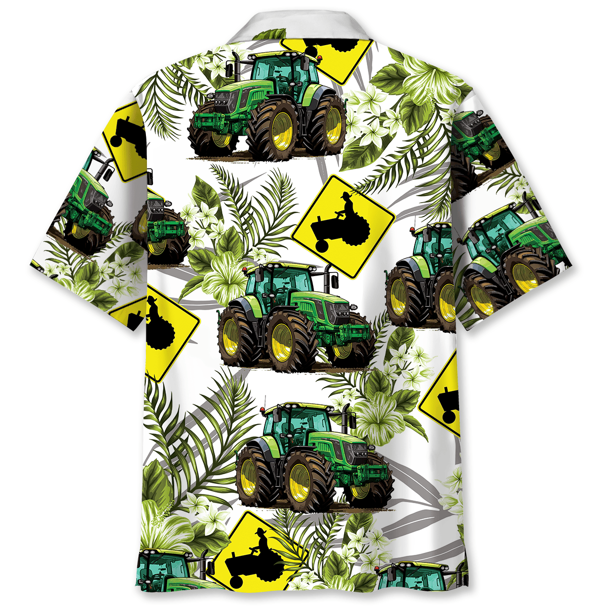 Tractor Crossing Hawaiian Shirt