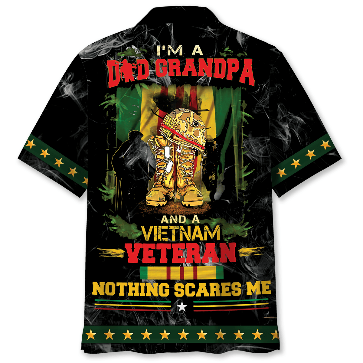 Vietnam Veteran Dad Grandpa Hawaiian Shirt
