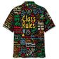 Teacher Class Rules Hawaiian Shirt