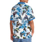 Blue Dirtbike Racing Hawaiian Shirt