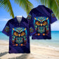 Night Owl Art Hawaiian Shirt