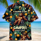 Camping Drunk Bear Hawaiian Shirt
