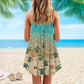 Turtle On The Beach – Women's Summer Sleeveless V-Neck Camisole Dress