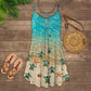 Turtle Is Beach Soul Limited 17 – Women's Summer Sleeveless V-Neck Camisole Dress