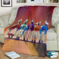 Native American Simple Flannel Blanket For Living Room And Bedroom Styling