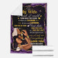 African American I Wish I Could Turn Back The Clock Personalized Flannel Blanket For Cozy Home Lounging And Gifting