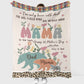 Bear I've Only Been With Dad Personalized Flannel Blanket For Living Room And Bedroom Styling