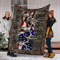 Hunting American Hunters Flannel Blanket For Bedroom Couch And Daily Comfort