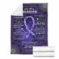 Alzheimer Awareness Flannel Blanket For Bed Sofa And Reading Nook Decor