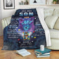 Autism Awareness Son Gift Flannel Blanket For Relaxing At Home And Travel