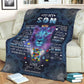 Autism Awareness Son Gift Flannel Blanket For Bed Sofa And Reading Nook Decor
