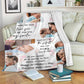 Family I've Only Been With You For A Little While Flannel Blanket For Relaxing At Home And Travel